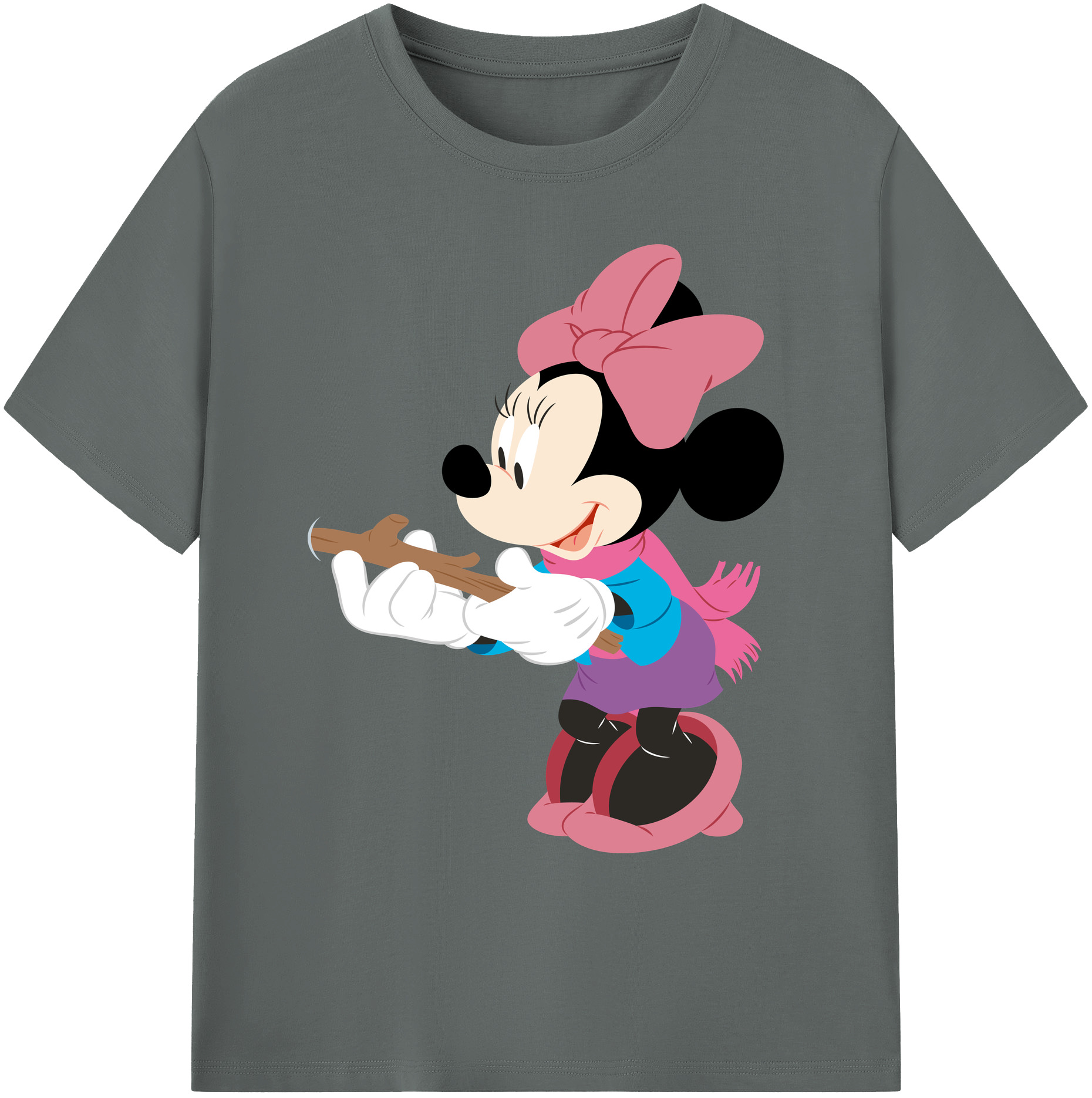 ミッキーマウス Mickey Mouse 綿100％ メンズ半袖Tシャツ｜肌触りやわらか＆通気性